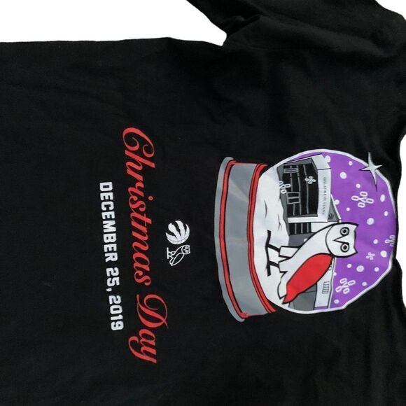 RARE Toronto Raptors X OVO Christmas Shirt CUT NECK XL - Picture 6 of 8